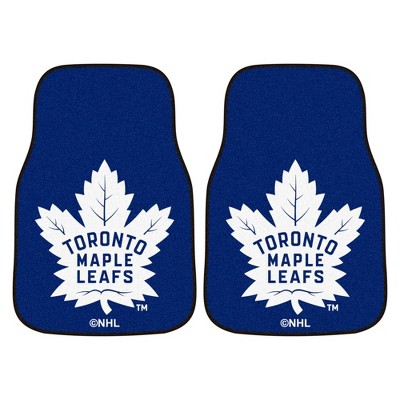 NHL Toronto Maple Leafs Carpet Car Mat Set - 2pc