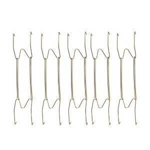 Unique Bargains Zinc Plated Hanger Invisible Wall Decorative Hooks with Tip Protectors 5 Pcs - 1 of 3