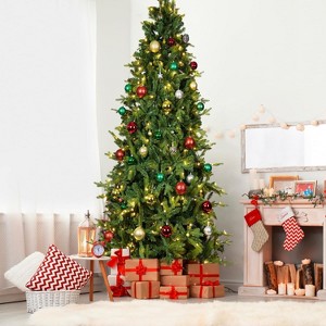 PVC & PE Artificial Christmas Tree with Function LED String Lights - 1 of 4