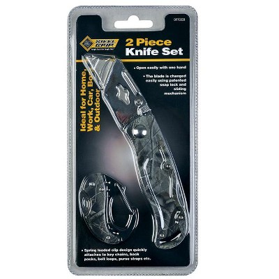 Steel Grip 6 in. Flip Utility Knife Set Camouflage 2 pc