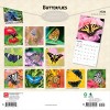 BrownTrout Butterflies 2026 12"x24" Hanging Square Wall Calendar Plastic-Free - 2 of 4