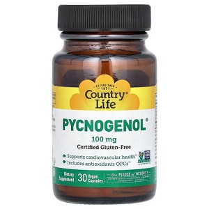 Country Life Pycnogenol, 100 mg, 30 Vegan Capsules - 1 of 2