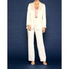 Women's Dull Satin Blazer - SKIES ARE BLUE - 4 of 4