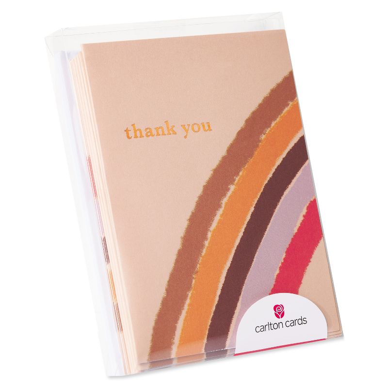 10ct All Occasion Blank Thank you Cards &#39;Rainbow&#39;, 4 of 6