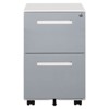 NicBex 3-Drawer Mobile File Cabinet with Lock 5 Wheel Design Under Desk Storage Filing Cabinet for Home, Office - 3 of 4