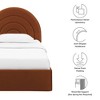 Modway Solana Arched Performance Velvet Twin Platform Bed - 2 of 4