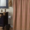Park Designs Red York Shower Curtain - 2 of 4