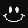 Dalix Smile Face Embroidered Fleece Cropped Hoodie Cold Fall Winter Women - 2 of 4