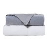 Crystal Reversible 15lbs Weighted Blanket with Removable Cover - DreamLab - 2 of 4