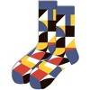 Abstract Geometric Socks  from the Sock Panda (Men's Sizes, Adult Large) - 3 of 3