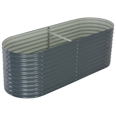 vidaXL Garden Raised Bed Outdoor Backyard Herb Flower Box Planter DIY Vegetable Pot Growing Container 94.5