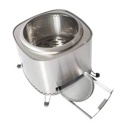 Flame Engine 19" Square Stainless Steel Smokeless Fire Pit