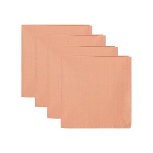 Design Imports Cotton Napkin Set/4, Muted Clay - 1 of 4