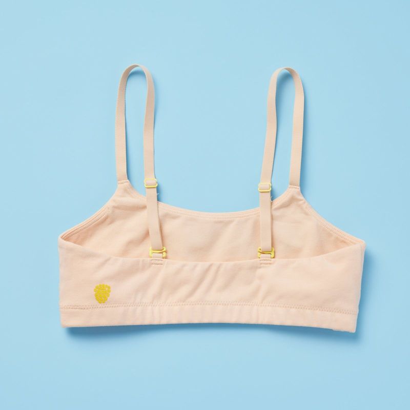 Yellowberry Girls' Super Soft Cotton First Training Bra with Convertible Straps and Pullover Design, 2 of 5