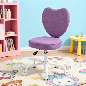 Heart Love Shaped Back Design Office Chair - 1 of 4