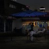 KTMBDW 10 ft Solar Umbrella Lighted Patio Umbrella Table Market Umbrella with Tilt and Crank Outdoor Umbrella for Garden, Backyard and Beach - 3 of 4