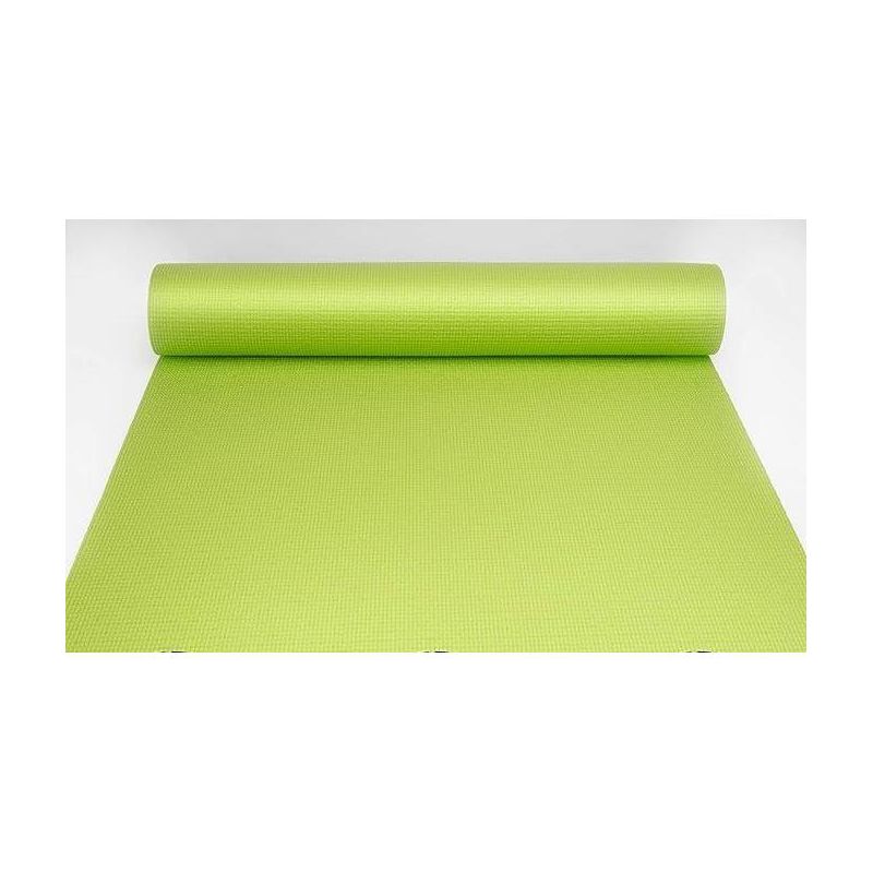 POWRX 68" x 24" Yoga Mat with Bag for workout, Green, 2 of 4