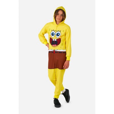 OppoSuits Kids Official SpongeBob Union Suits - Nickelodeon Jumper Pyjamas
