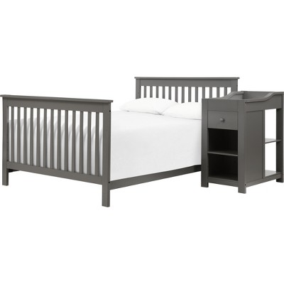 DaVinci Piedmont Slate 4-in-1 Convertible Crib with Changer