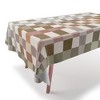 Ninola Design Multicolored Checker Natural Tablecloth - Deny Designs - 2 of 3