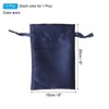 Unique Bargains Mini Smooth Wedding Christmas Satin Bags with Drawstring 3 Pcs - 2 of 4
