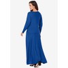 Jessica London Women's Plus Size 2-Piece Dolman Sleeve Skirt Set - 3 of 4