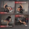 COZONY 4-in-1 Leg Extension & Curl Machine with Leg Press, Adjustable Workout Bench, 700 lbs Capacity Lower Body Strength Trainer - 3 of 4