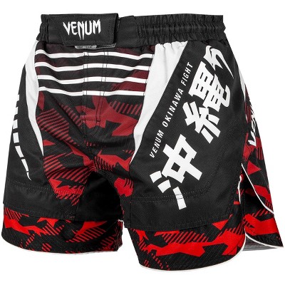 Venum Okinawa 2.0 Kids Fight Shorts Black/Red
