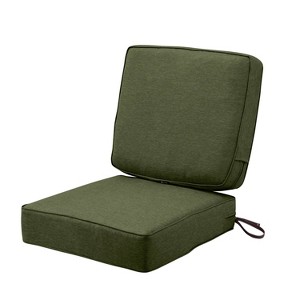 Montlake FadeSafe Water-Resistant Patio Lounge Chair Cushion Set - Classic Accessories - 1 of 4
