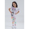 Disney Minnie Mouse Floral Girls Peplum T-Shirt and Leggings Outfit Set Toddler - 2 of 4