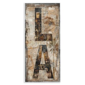 Stupell Industries Los Angeles Montage Collage, 7" x 17" - 1 of 4