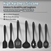 Itopfox 7-Piece Silicone Cooking Utensils Set, Heat Resistant Kitchen Tools with Spatula, Ladle, Spoon & Pasta Server for Non-Stick Cookware - 2 of 4