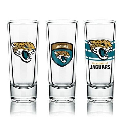 NFL Shot Glass, 6-Pack Set, with Multiple Designs - Jacksonville Jaguars
