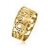 Ross-Simons 14kt Yellow Gold Good Luck Ring Size 8 - 3 of 4