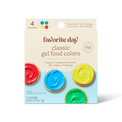 Neon Food Coloring Kit Assorted 4, 1.2 ounce