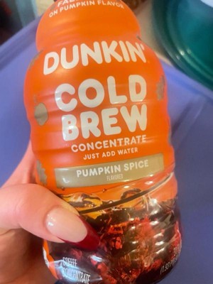 Pumpkin Spice Cold Brew Concentrate: A Dunkin' Delight!