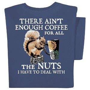 Collections Etc Ain't Enough Coffee Short Sleeve Novelty Graphic Tee - 1 of 4