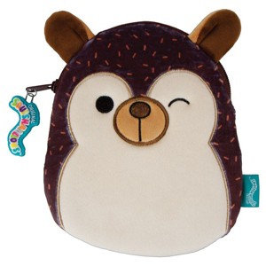 Squishmallows Hans the Hedgehog 8" Inch Zippered Plush Storage Pouch - 1 of 3