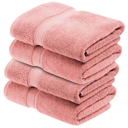 Black and pink bath towels sale