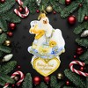 Huras Family 5.0 Inch Boy Rocking Horse On Heart Baby's First Christmas Tree Ornaments - 3 of 3