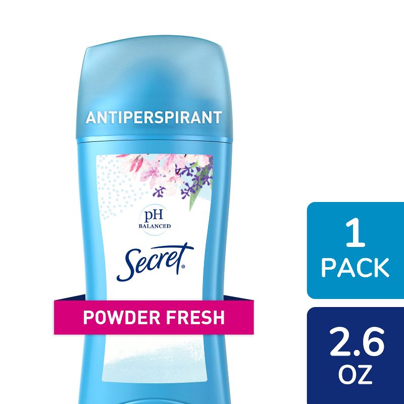 Secret Powder Fresh Invisible Solid Antiperspirant &#38; Deodorant - 2.6oz, 1 of 10