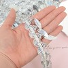 Sewing Fringe Trim, 11 Yards Leaf Tassel Sequin Trim Metallic Braided Lace Ribbon for DIY Craft Party Costume Curtain Decoration - 4 of 4