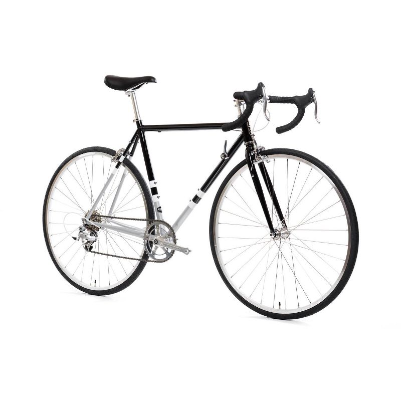 State Bicycle Co. Adult Bicycle 4130 Road Bike  - Black & Metallic 8-Speed | 29" Wheel Height, 2 of 11