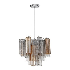 Crystorama Lighting Addis 4 - Light Chandelier in  Polished Chrome - 1 of 4