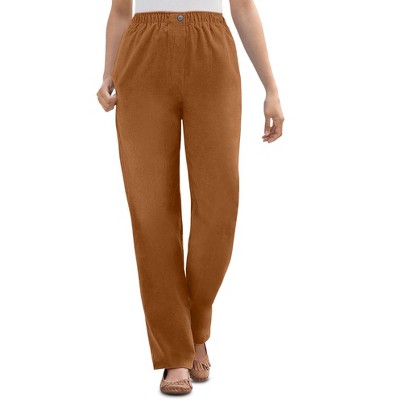 Woman Within Plus Size Petite 7-Day Corduroy Straight-Leg Pant