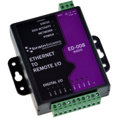 Brainboxes Ethernet to 8 Digital IO Lines - Computer Component Accessories - ED008