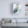 Canvas Wall Art - Grace Popp 'Back Bay Heron I' Wall Art for Living Room, Bedroom, or Office Décor by Trademark Fine Art - 18 x 24 Inches - 3 of 4