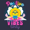 Women's Minions: The Rise of Gru Stuart Positive Vibes Only T-Shirt - 2 of 4