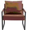 Sapphtopaz 1pc Accent Chair PU Leather Metal Frame Sofa Lounge Chair Living Room Chair Comfy Chair Arm Chair Furniture for Living Room - 3 of 4