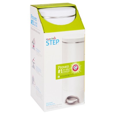 Munchkin STEP Diaper Pail, Powered by Arm &#38; Hammer_1